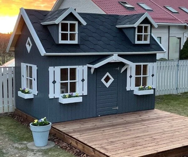 Houten speelhuisje Libelle - Premium - Afbeelding 12