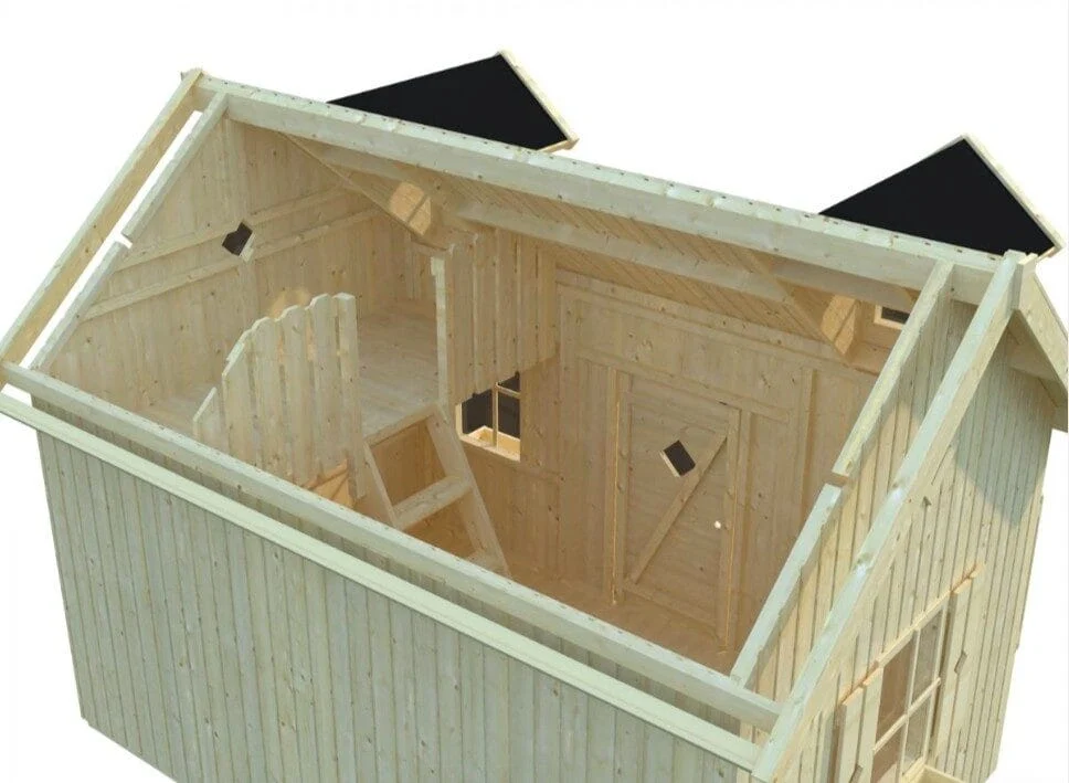 Houten speelhuisje Libelle - Premium - Afbeelding 9