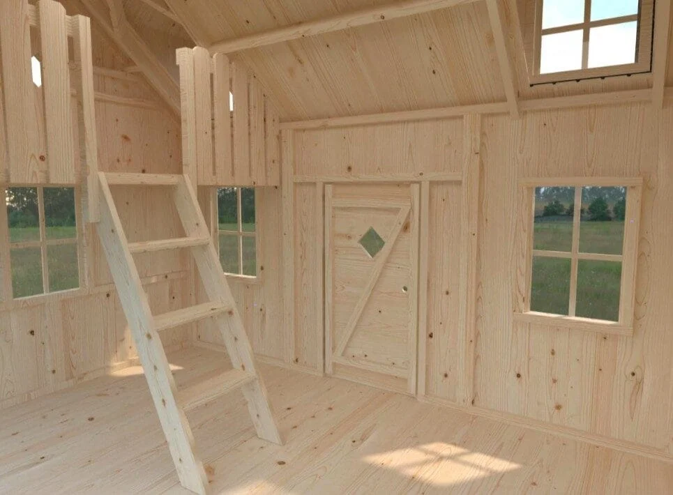 Houten speelhuisje Libelle - Premium - Afbeelding 10