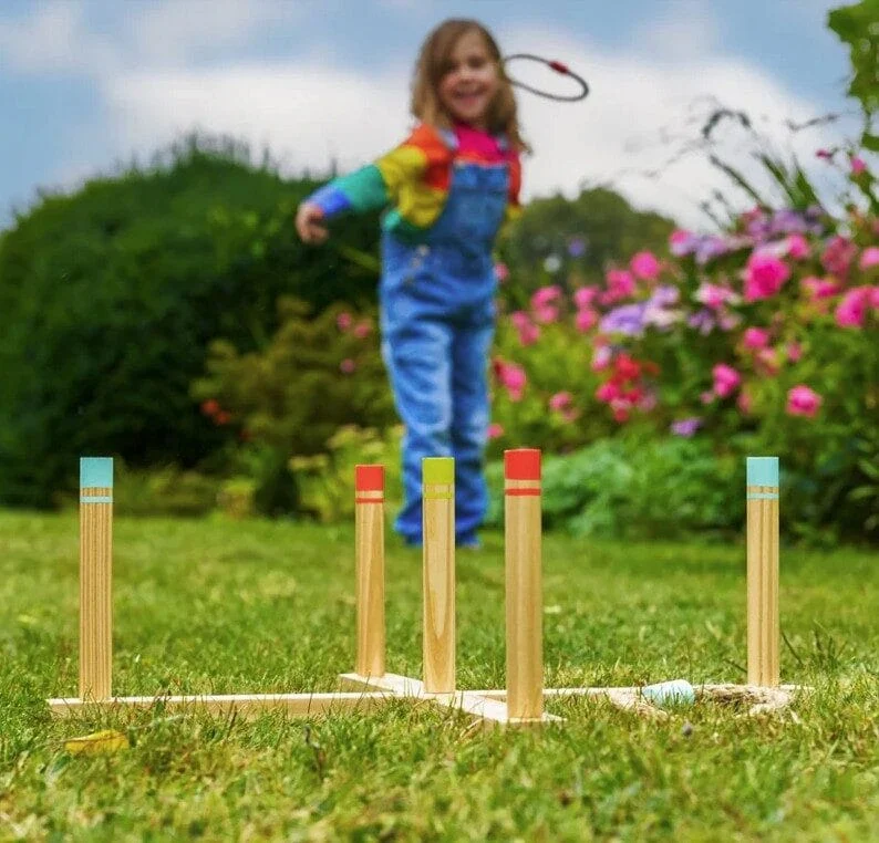 TP Toys - Houten ringwerpspel ringwerp hout, wooden ring toss game - Afbeelding 5