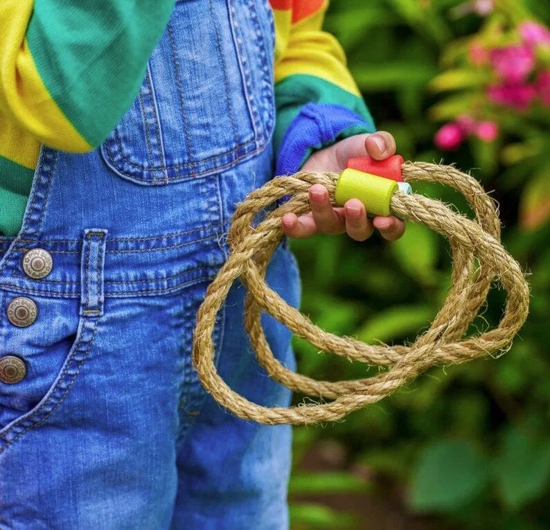 TP Toys - Houten ringwerpspel ringwerp hout, wooden ring toss game - Afbeelding 2