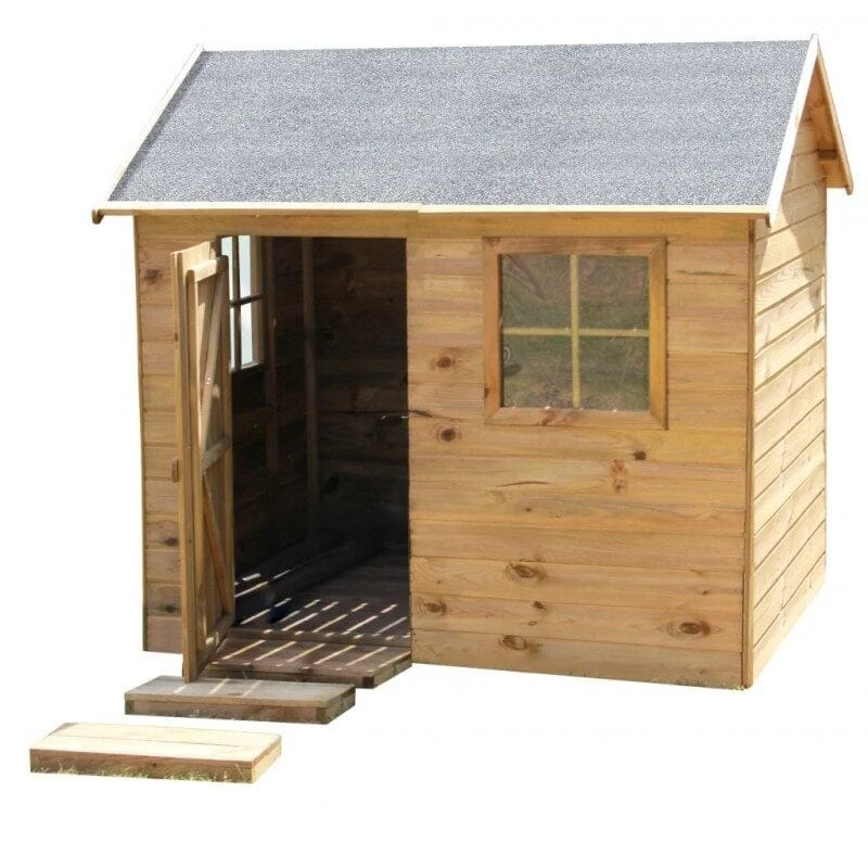 Houten speelhuisje Wasbeer - Afbeelding 4