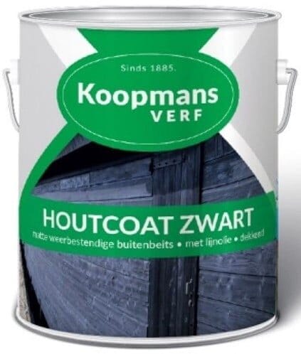 Hout zwart gebeitst (koopmans) - Afbeelding 2