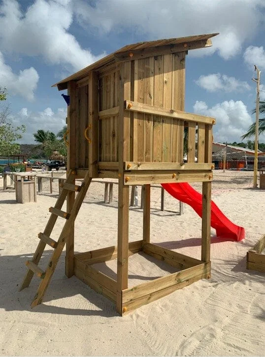 Douglas speeltoestel Beach Hut - Blue Rabbit - Afbeelding 14