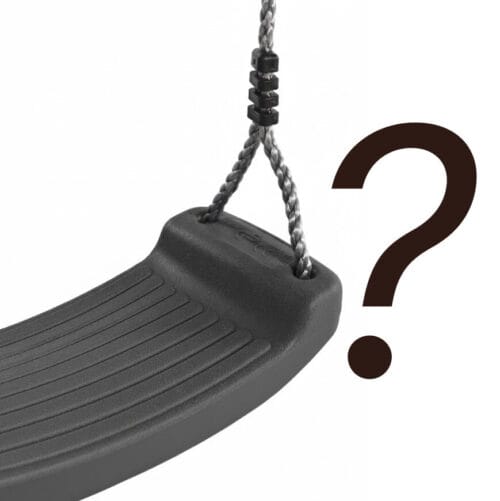 Gratis Schommelzitje Blauw of Rood