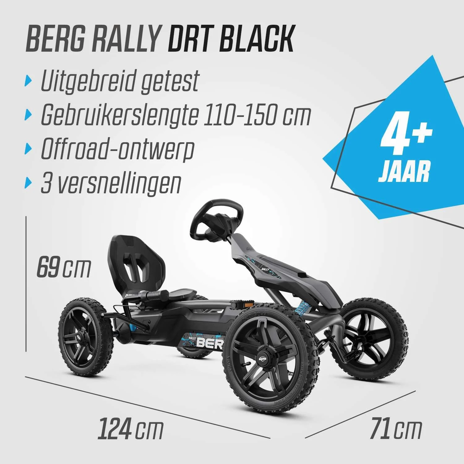BERG Rally DRT Black 3 Gears - Afbeelding 10